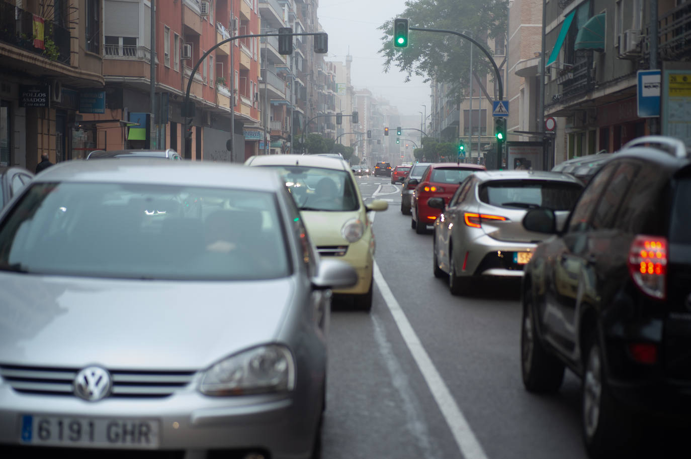 Fotos: Murcia amanece cubierta de niebla