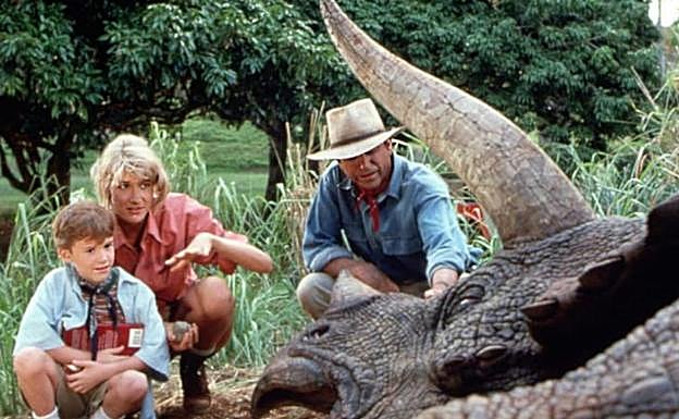 Escena de 'Parque Jurásico'.