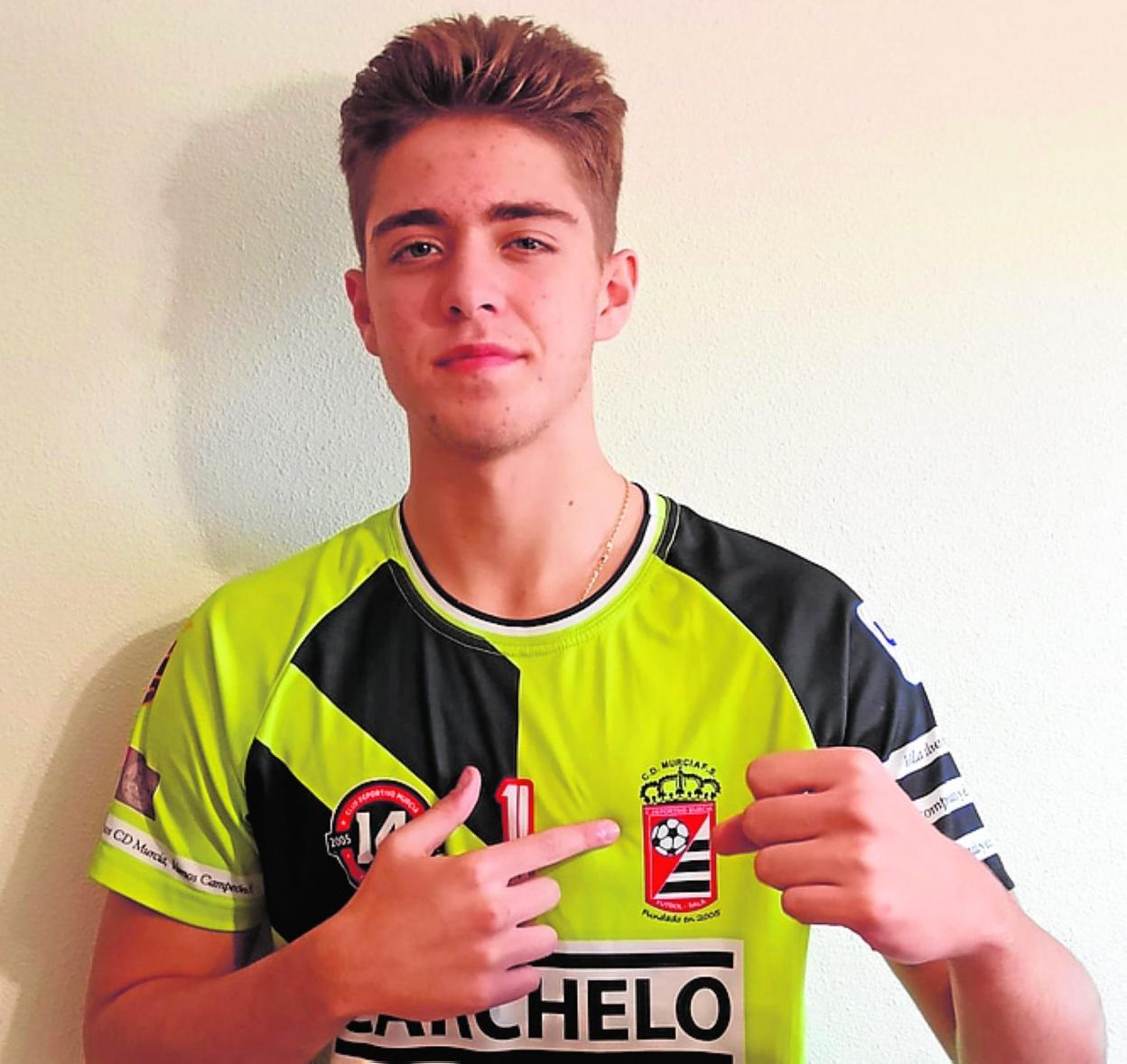 Pablo Sánchez, portero del CD Murcia FS que va a la sub-18.