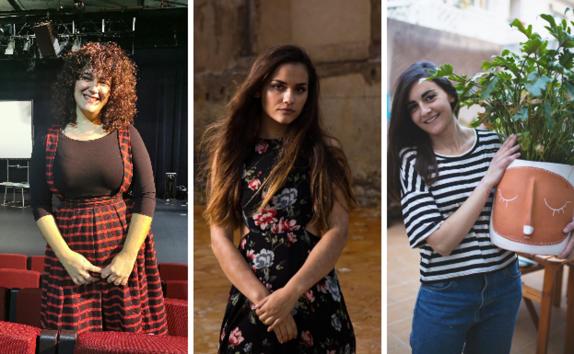 Ana Barceló, Inés Alonso y María Moya