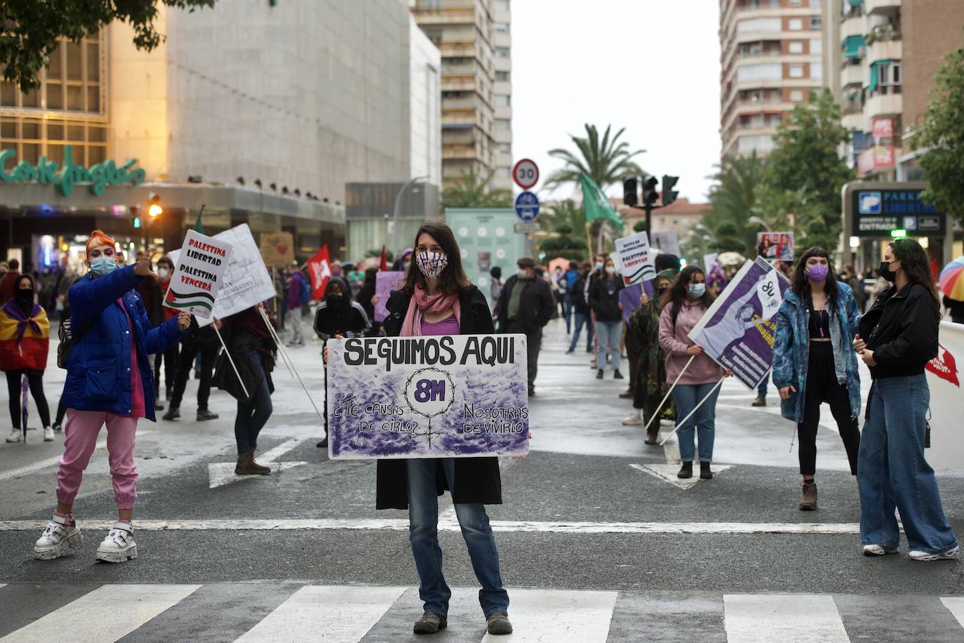 Fotos: Manifestación en Murcia por el Día de la Mujer