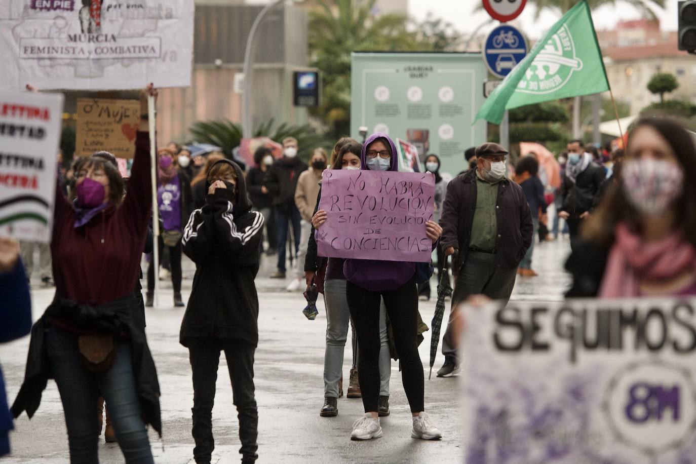 Fotos: Manifestación en Murcia por el Día de la Mujer