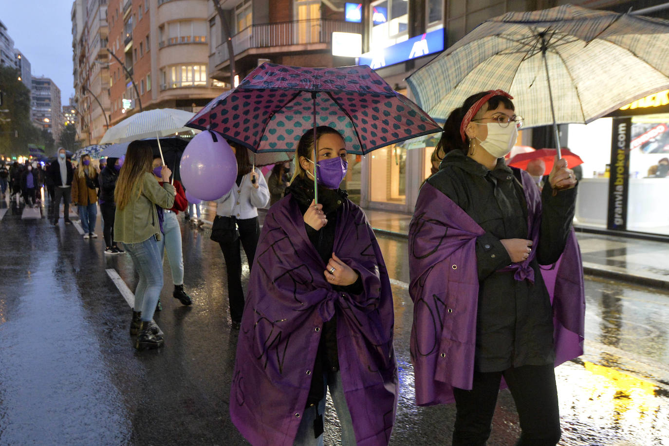 Fotos: Manifestación en Murcia por el Día de la Mujer