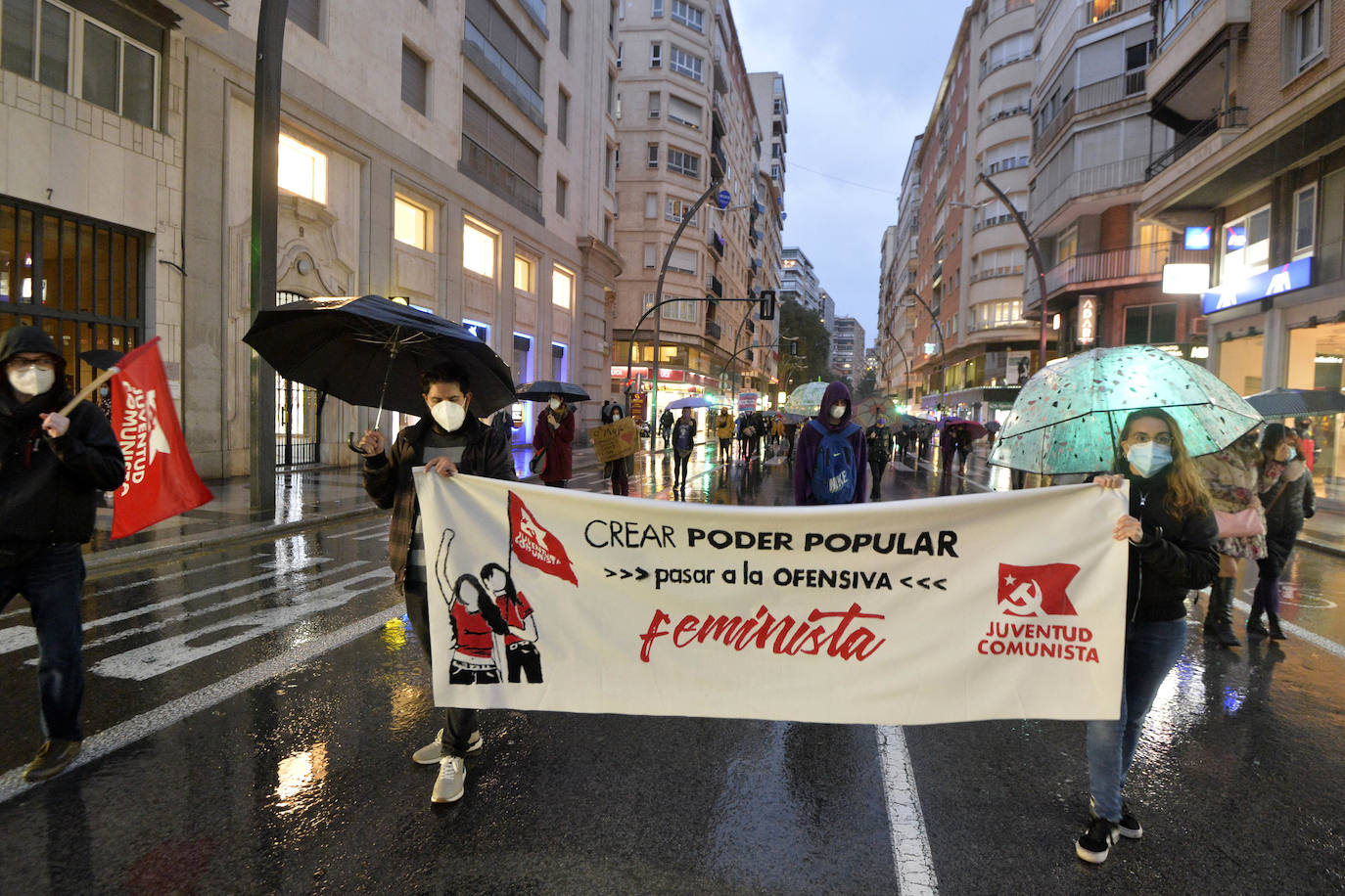 Fotos: Manifestación en Murcia por el Día de la Mujer