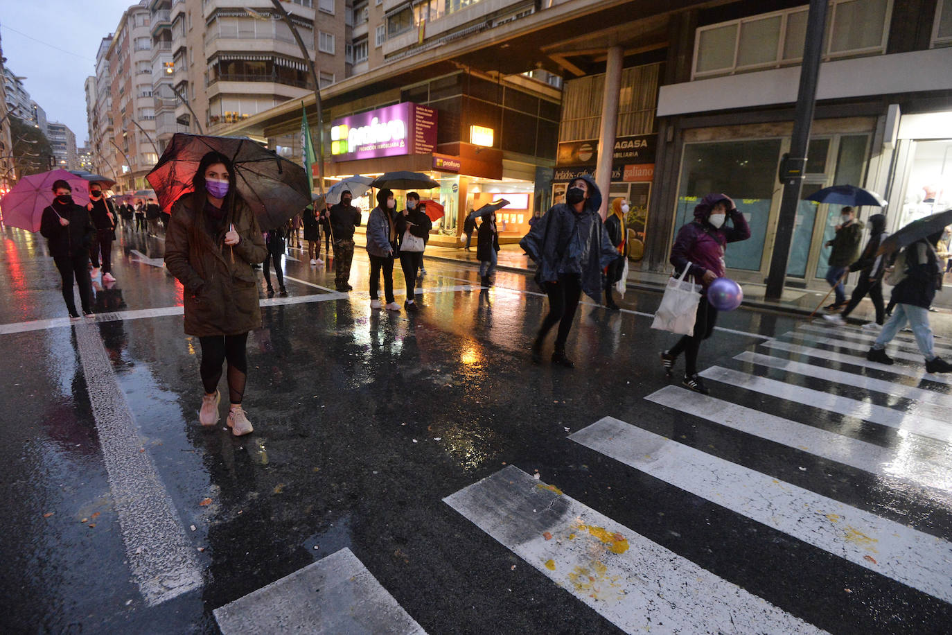 Fotos: Manifestación en Murcia por el Día de la Mujer