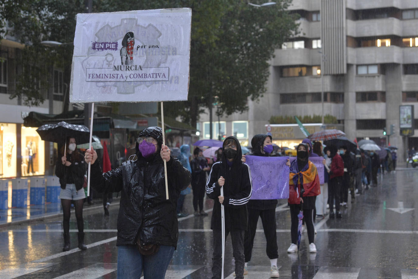 Fotos: Manifestación en Murcia por el Día de la Mujer