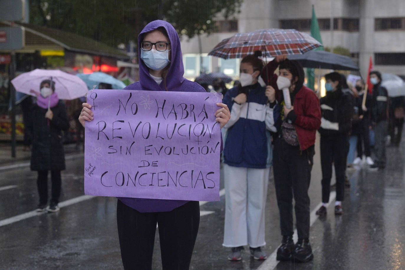 Fotos: Manifestación en Murcia por el Día de la Mujer