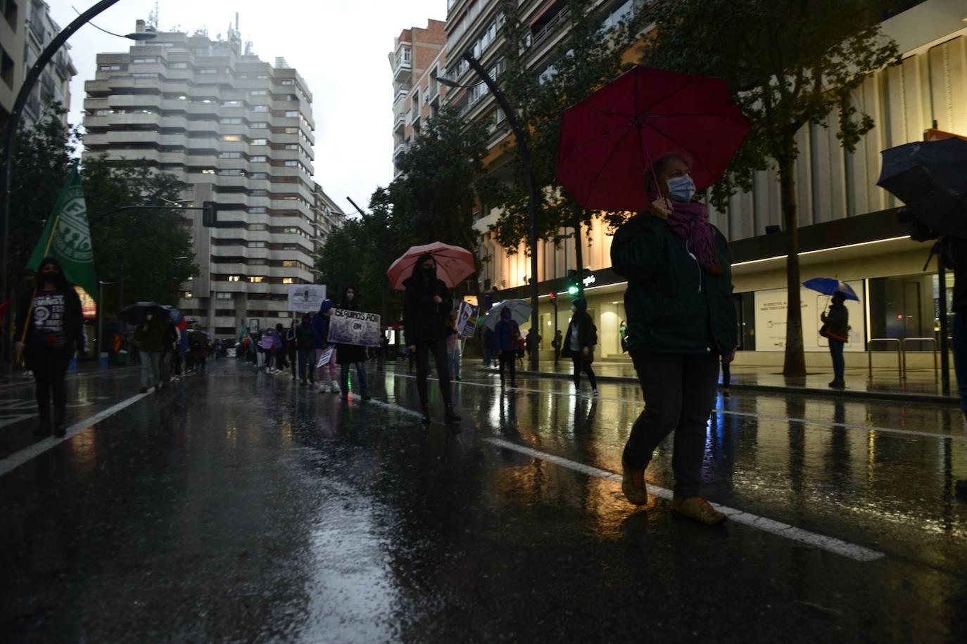 Fotos: Las manifestaciones por el 8-M en Murcia