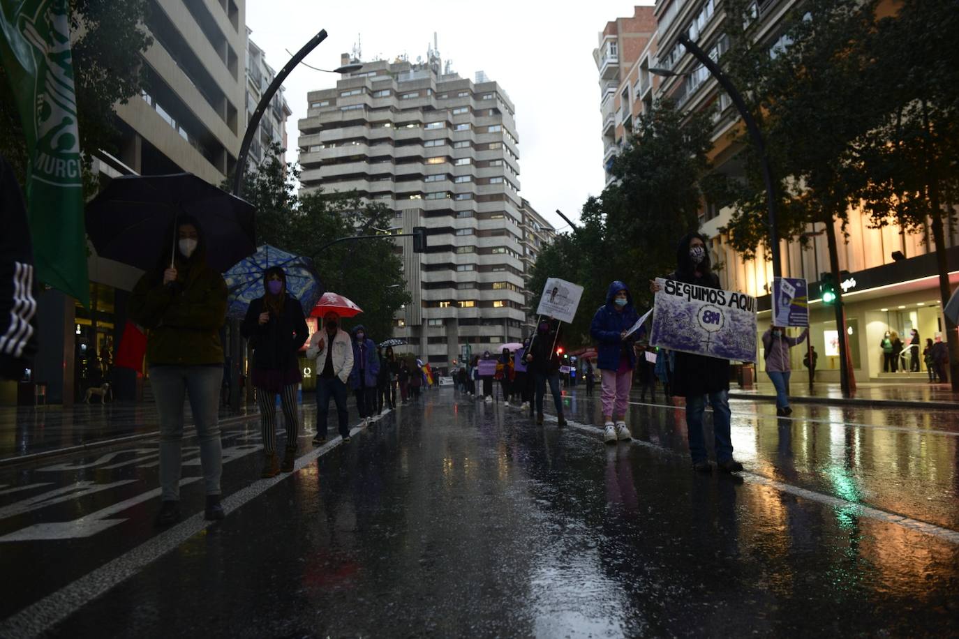 Fotos: Las manifestaciones por el 8-M en Murcia