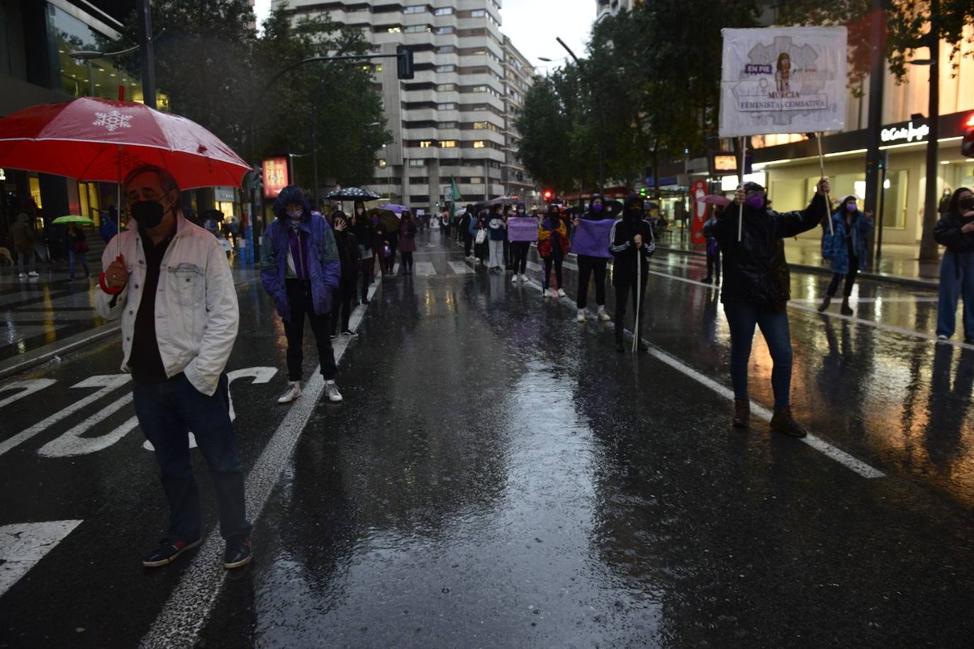 Fotos: Las manifestaciones por el 8-M en Murcia