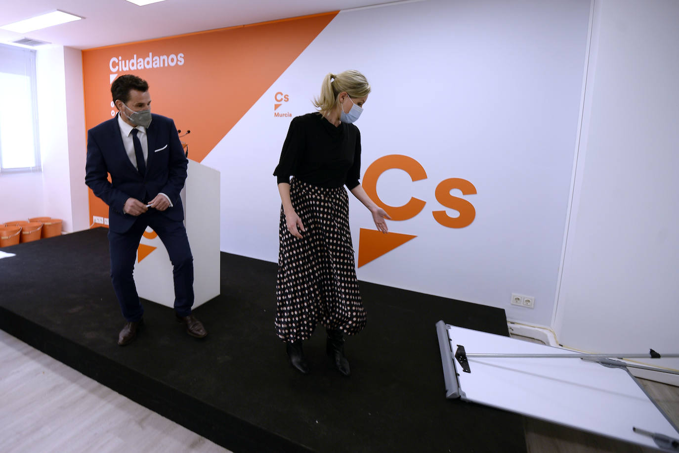 Fotos: Ana Martínez Vidal explica la moción de censura presentada junto al PSOE