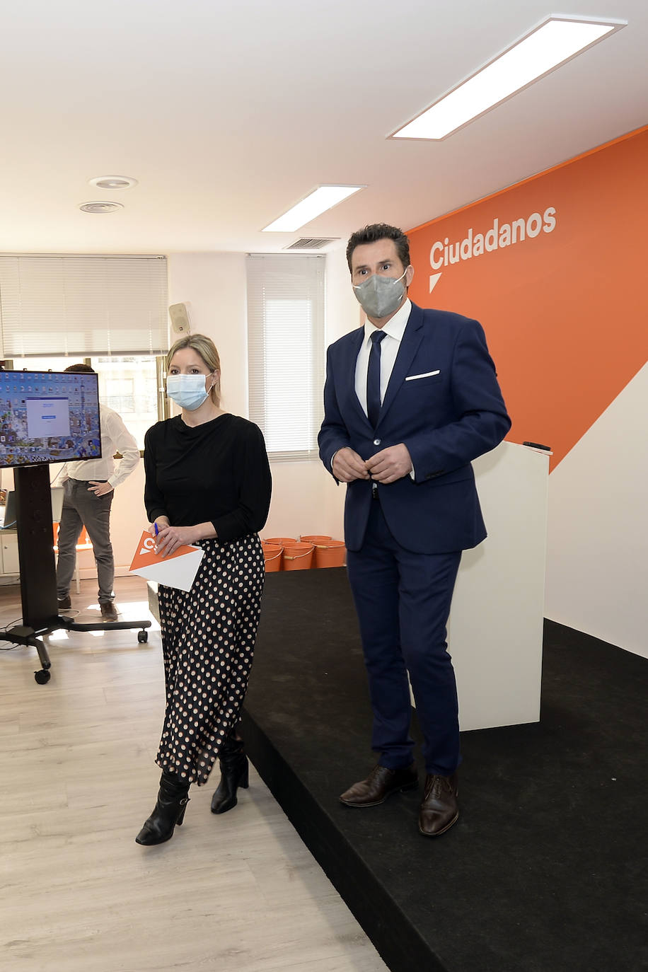 Fotos: Ana Martínez Vidal explica la moción de censura presentada junto al PSOE