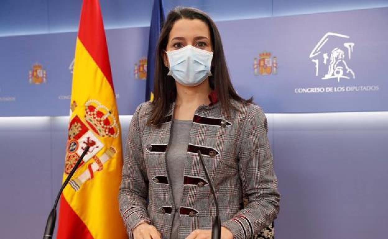 La presidenta de Ciudadanos, Inés Arrimadas, en una imagen de archivo. 