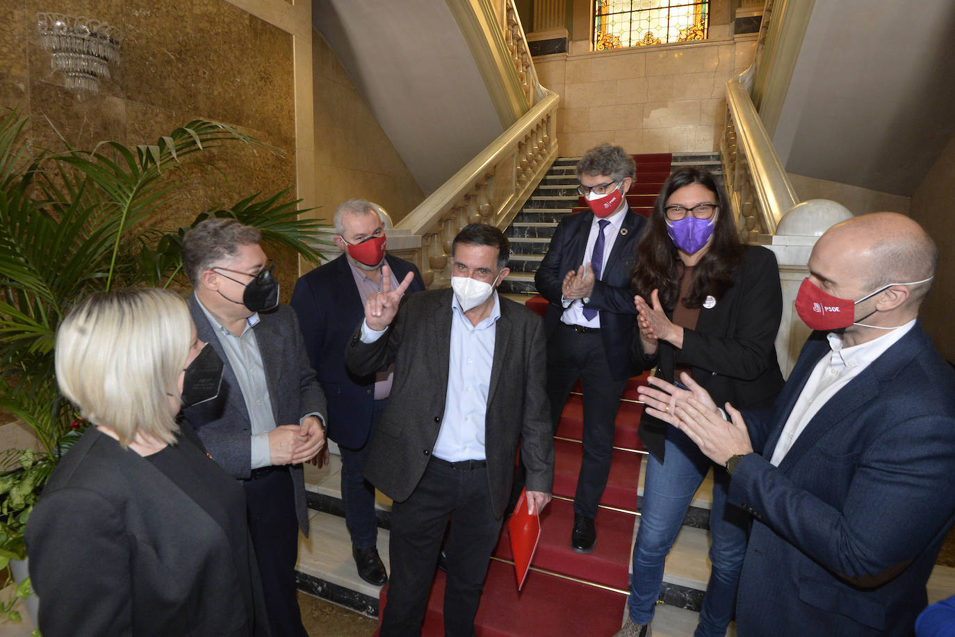 Fotos: PSOE, Ciudadanos y Podemos presentan la moción de censura en el Ayuntamiento de Murcia