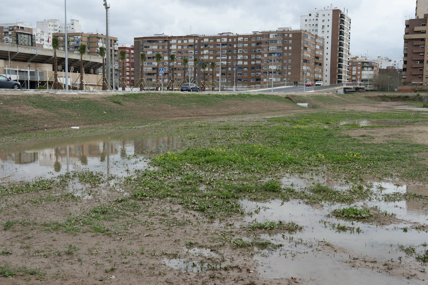 Fotos: El Plan Rambla «supera» el primer examen de inundabilidad tras la construcción del vial