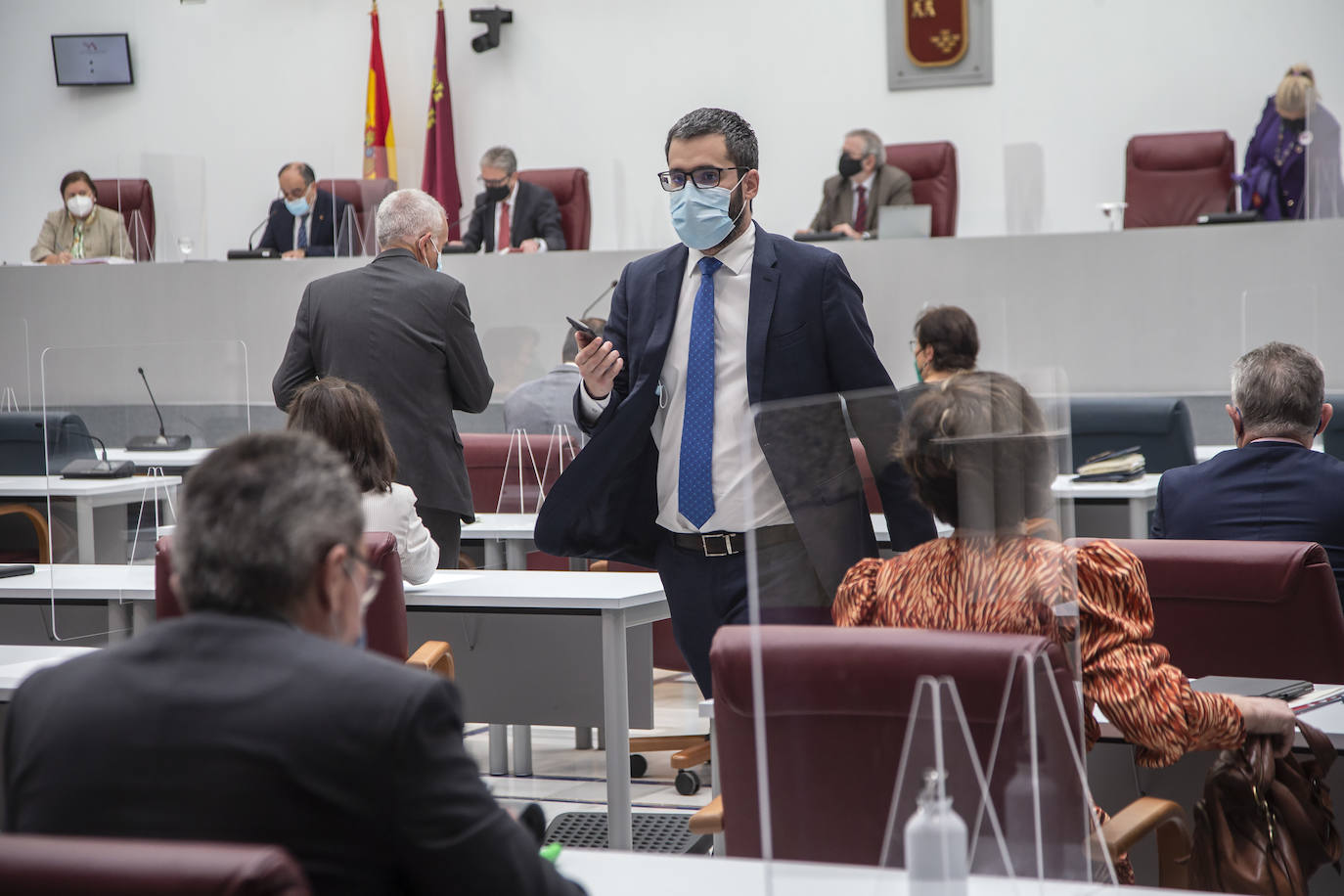 Fotos: PSOE y Cs presentan una moción de censura en la Asamblea Regional