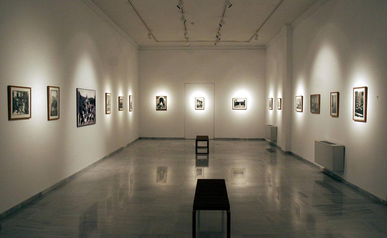 Imagen de archivo de una sala de exposiciones del Palacio Molina.