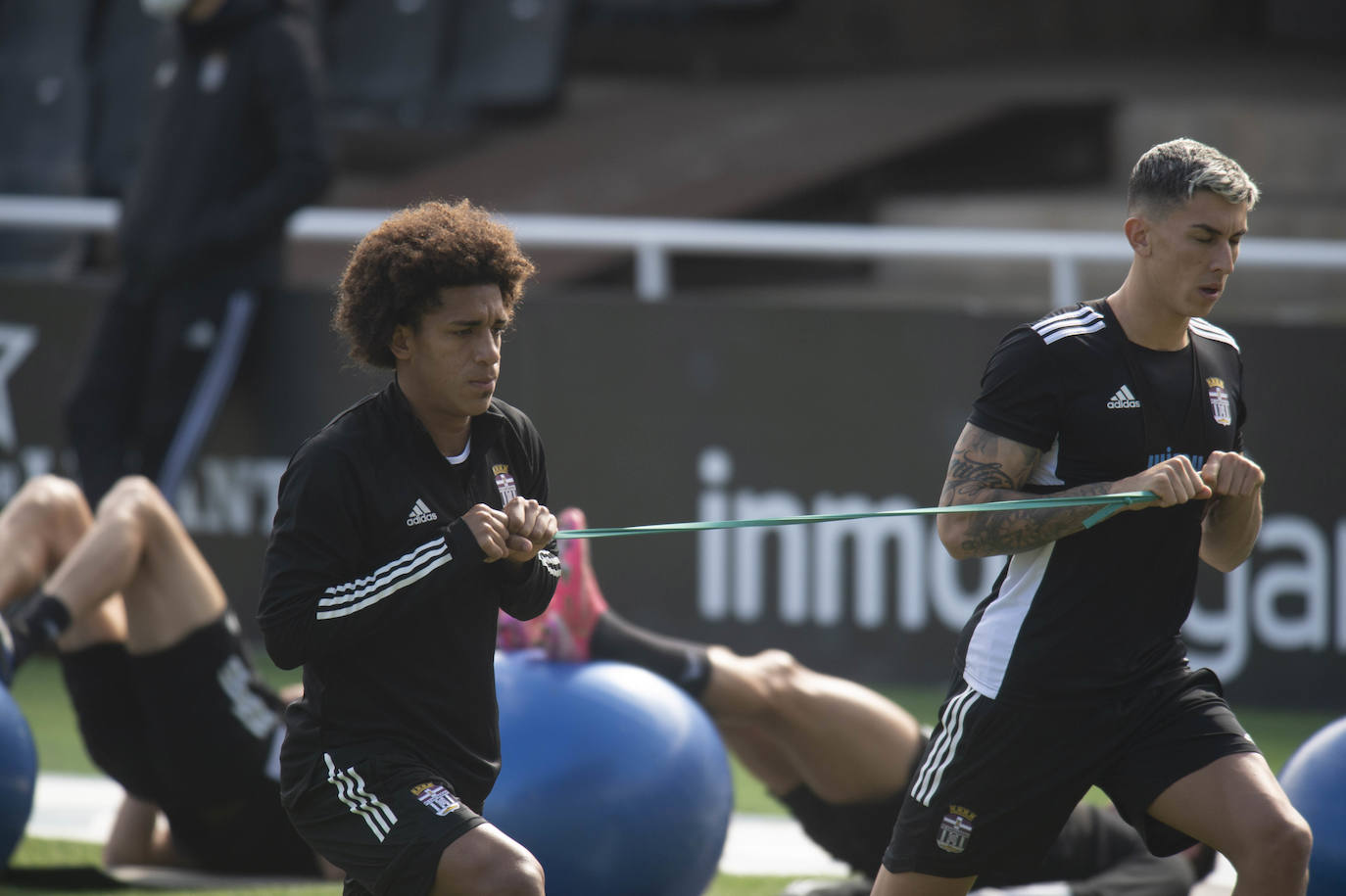 Fotos: El Cartagena se entrena para enfrentarse a la Ponferradina
