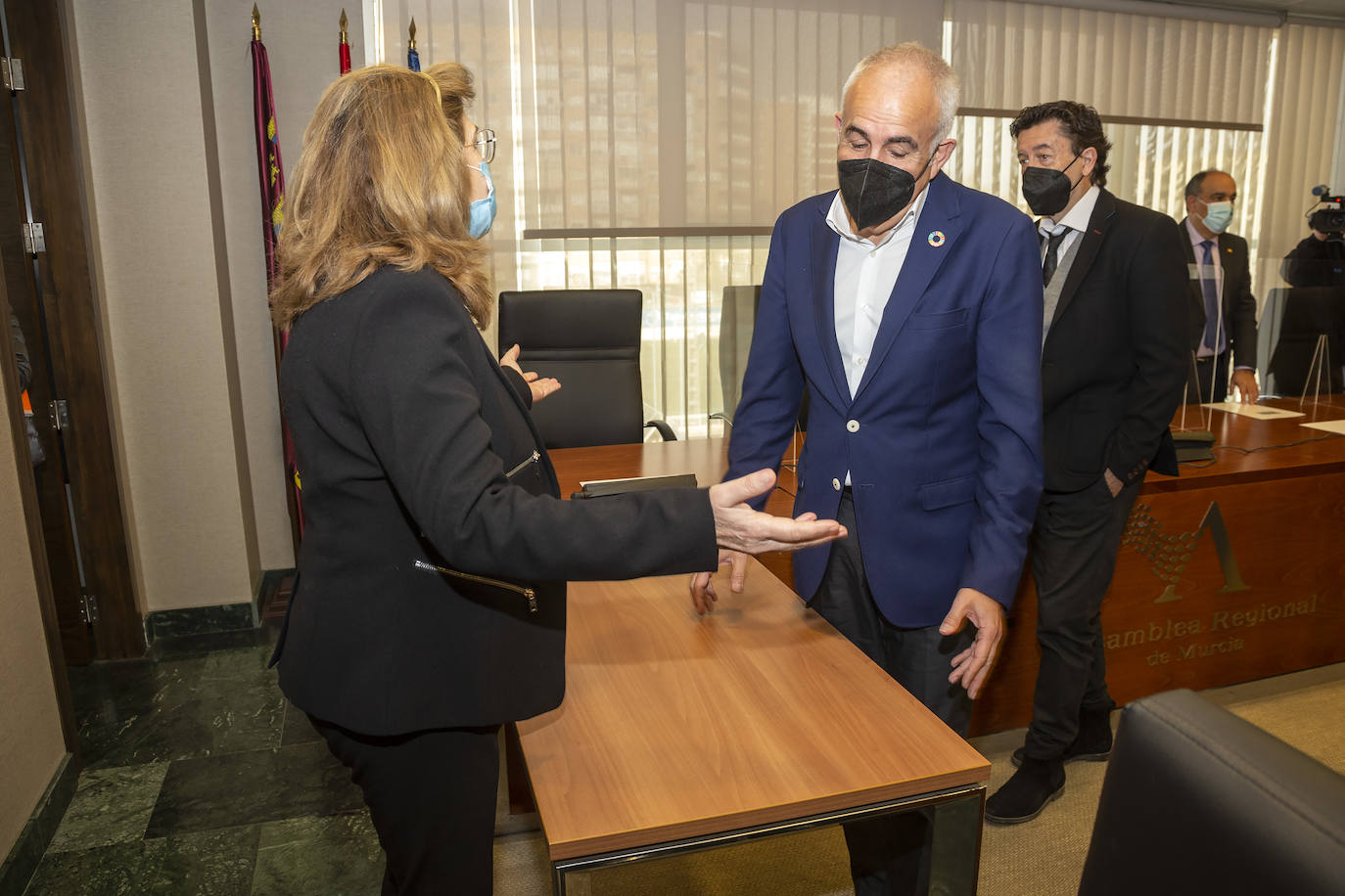 Fotos: Junta de Portavoces en la Asamblea regional, este lunes