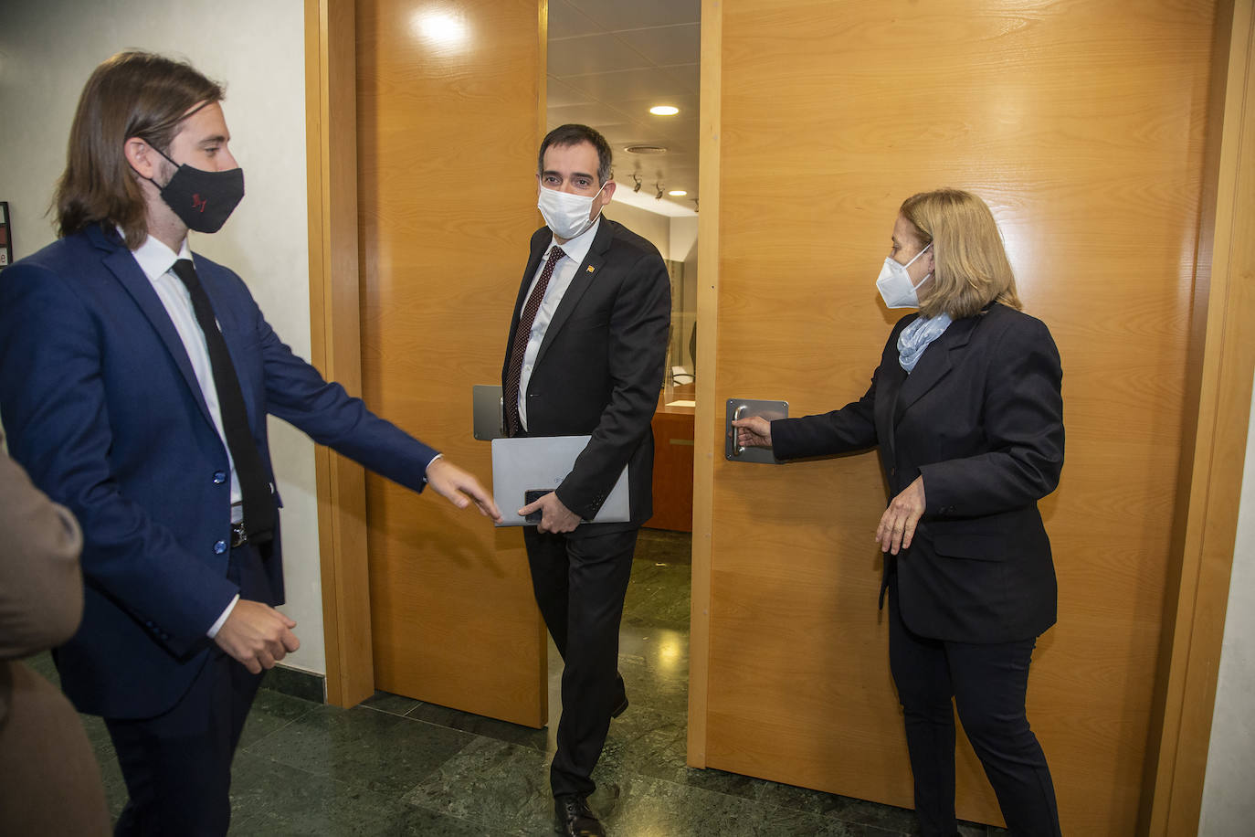 Fotos: Junta de Portavoces en la Asamblea regional, este lunes