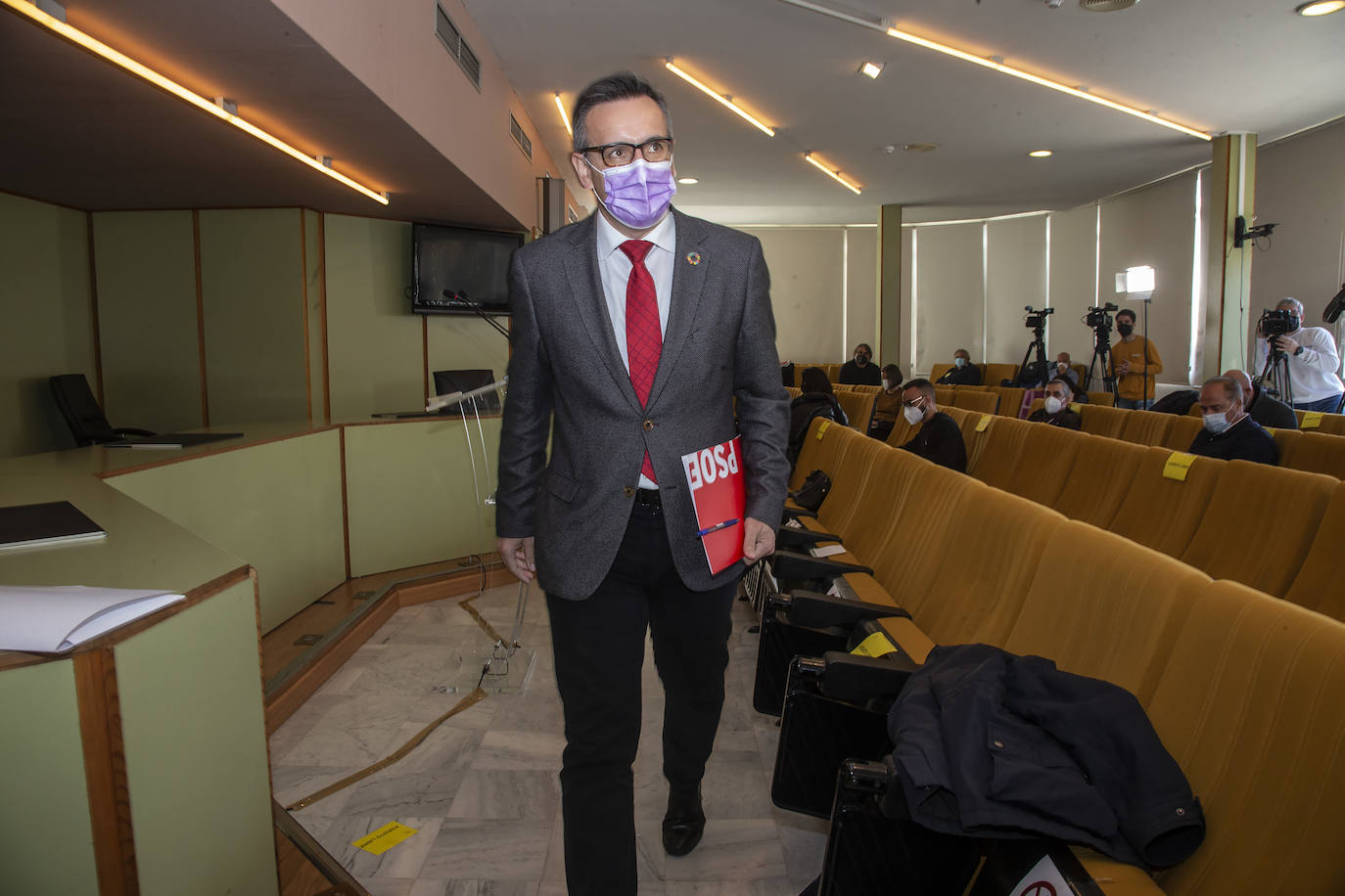 Fotos: Junta de Portavoces en la Asamblea regional, este lunes