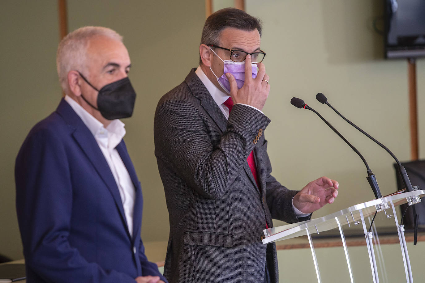 Fotos: Junta de Portavoces en la Asamblea regional, este lunes