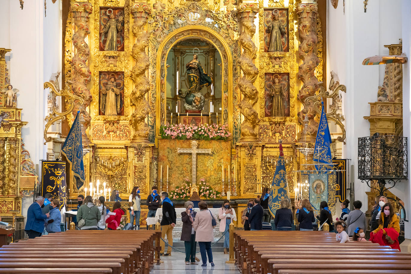 Fotos: Azules y blancos abren sus iglesias en el tradicional día del &#039;anuncio&#039; en Lorca