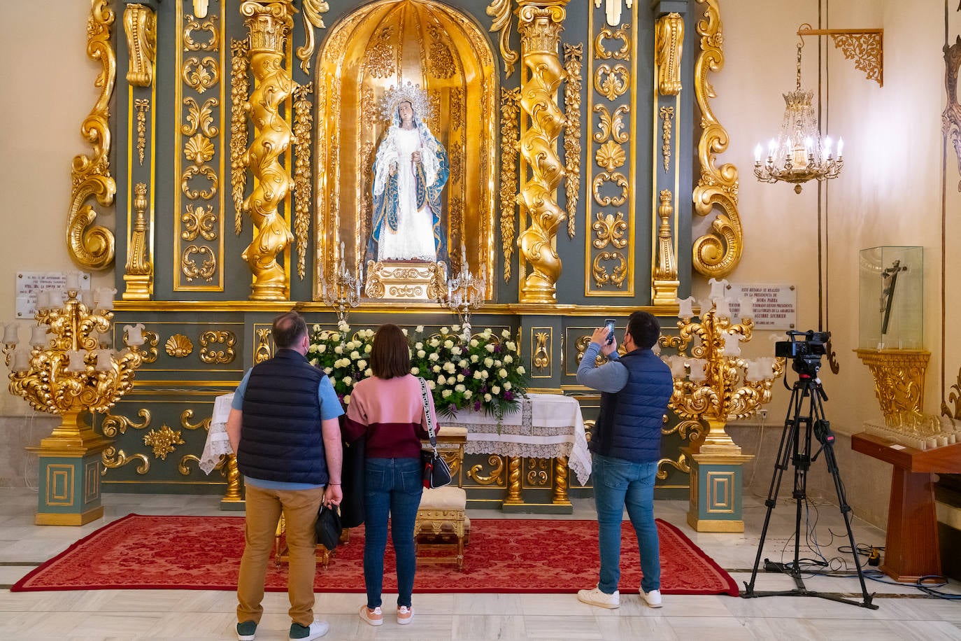 Fotos: Azules y blancos abren sus iglesias en el tradicional día del &#039;anuncio&#039; en Lorca