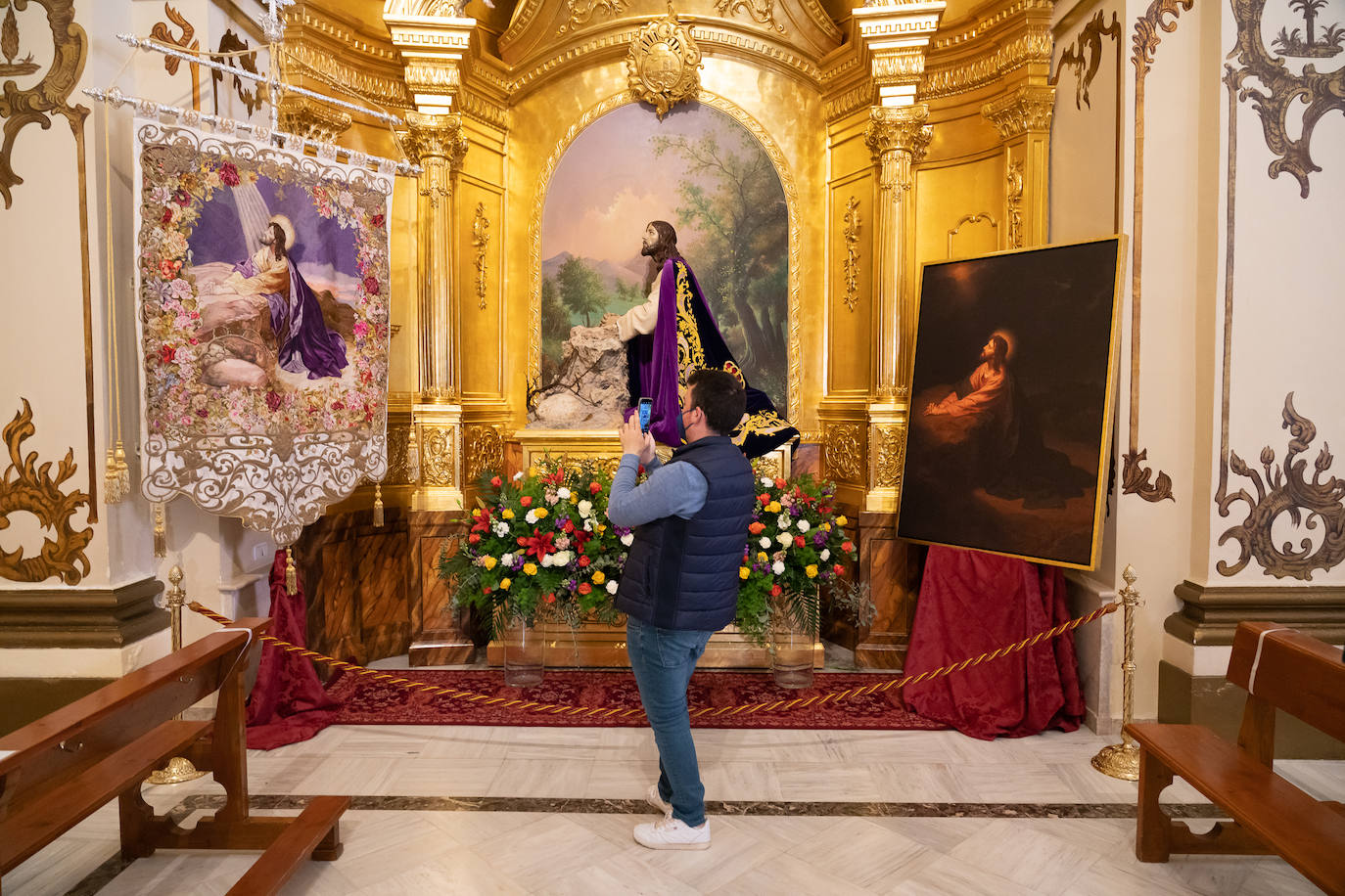 Fotos: Azules y blancos abren sus iglesias en el tradicional día del &#039;anuncio&#039; en Lorca