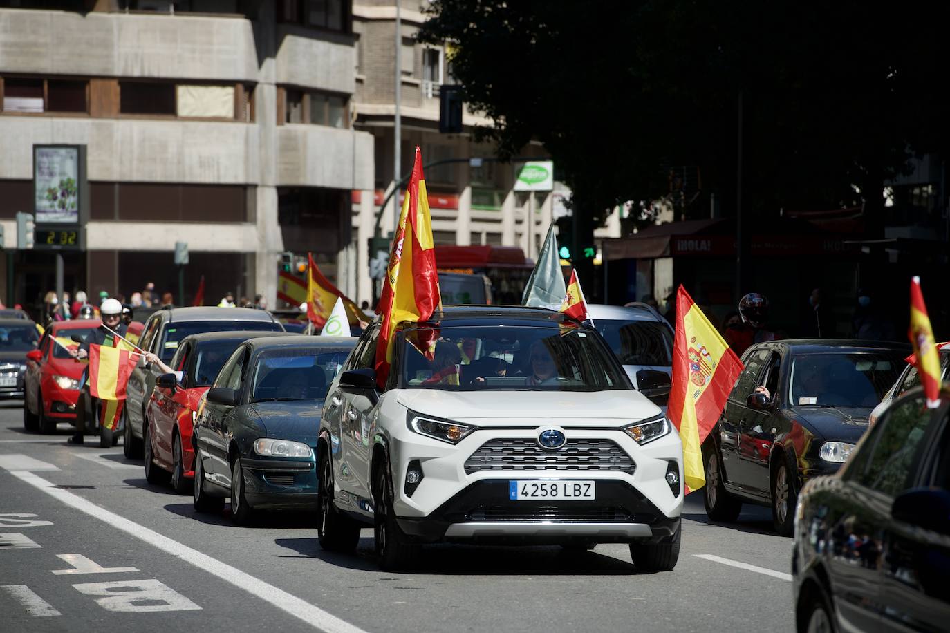 Fotos: La protesta de Vox en Murcia para exigir elecciones anticipadas, en imágenes