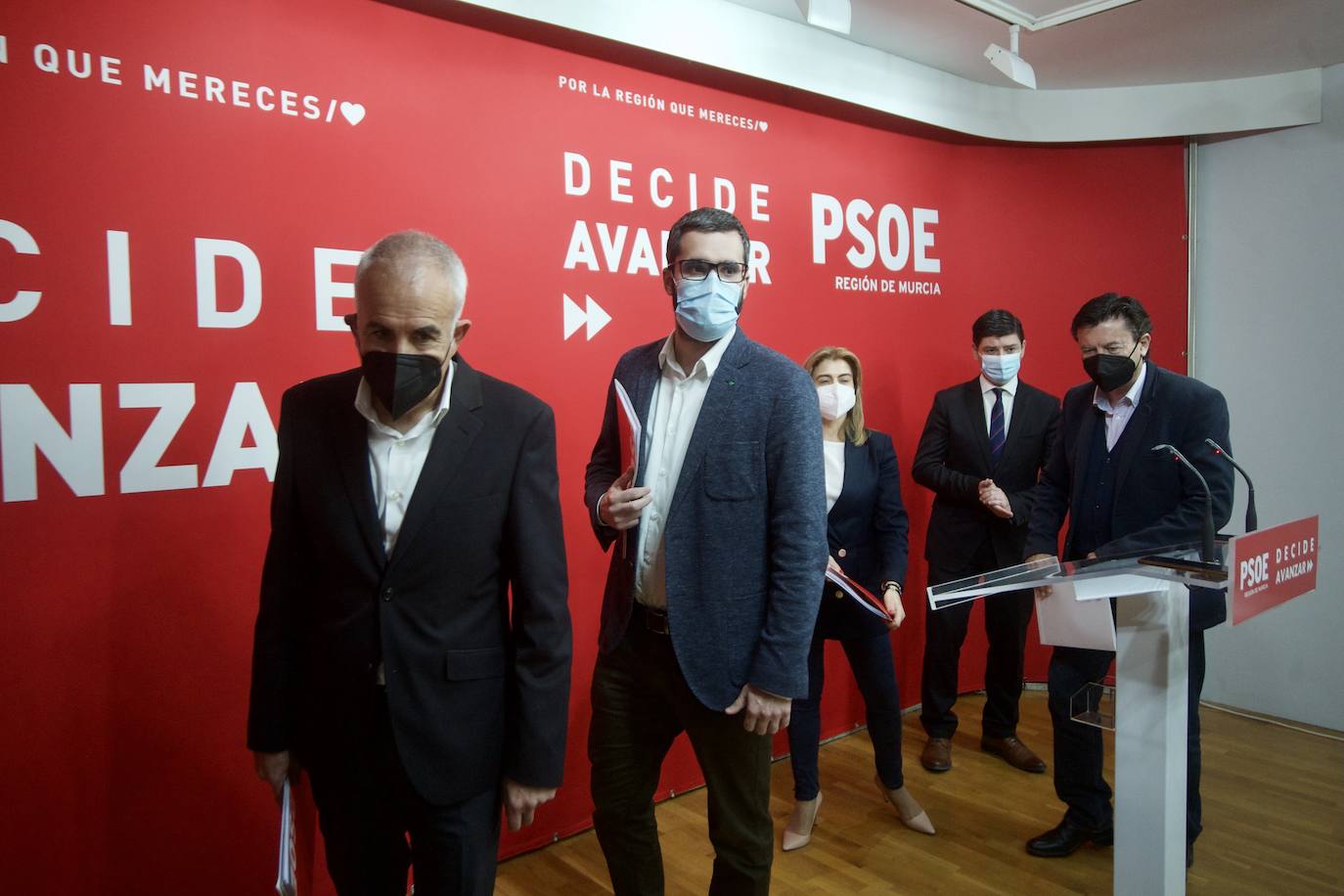 Fotos: Reunión de trabajo entre PSOE y de Ciudadanos