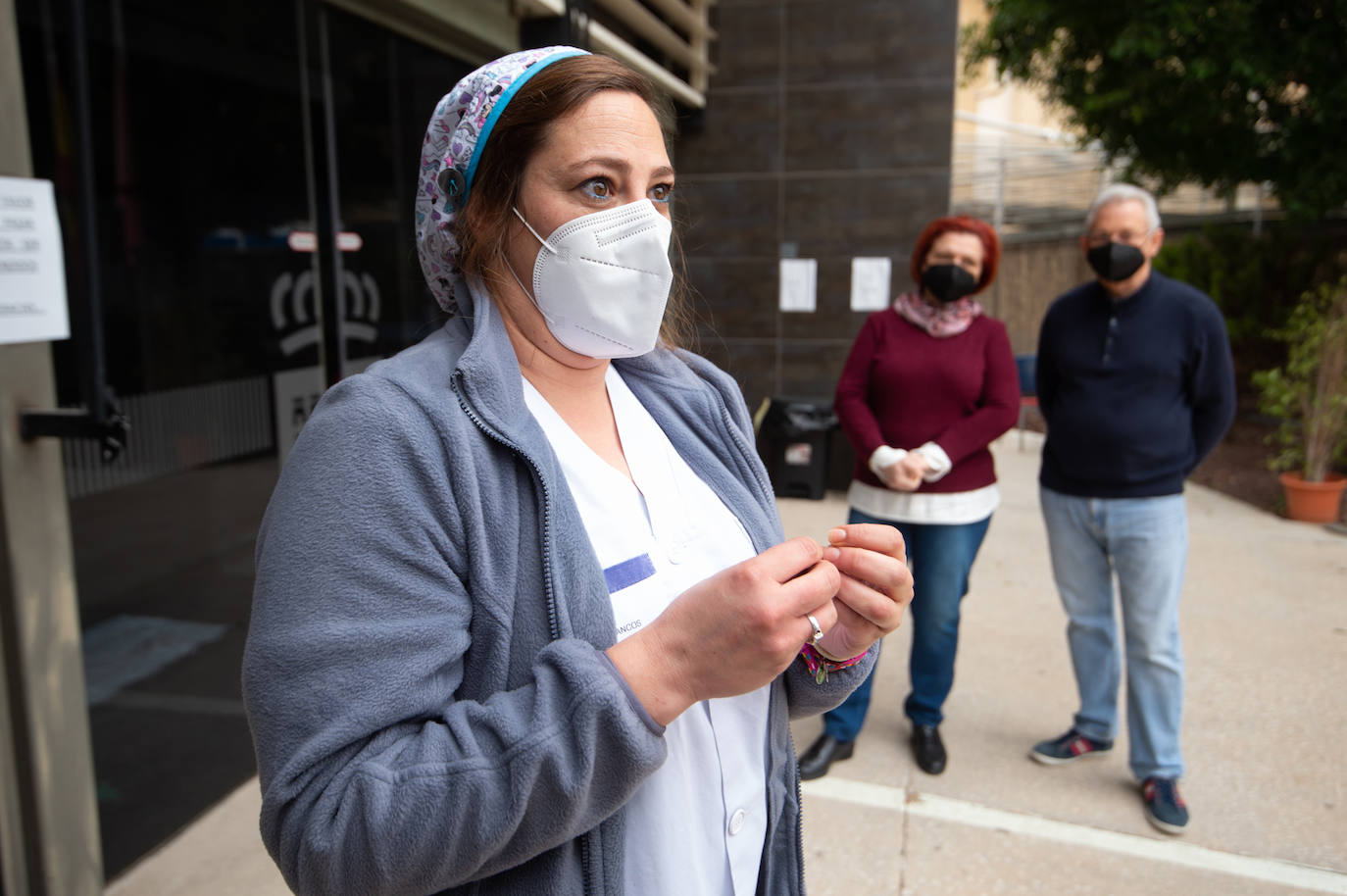 Fotos: Primera salida de dos hermanas de la residencia de discapacitados de Churra desde el inicio de la pandemia