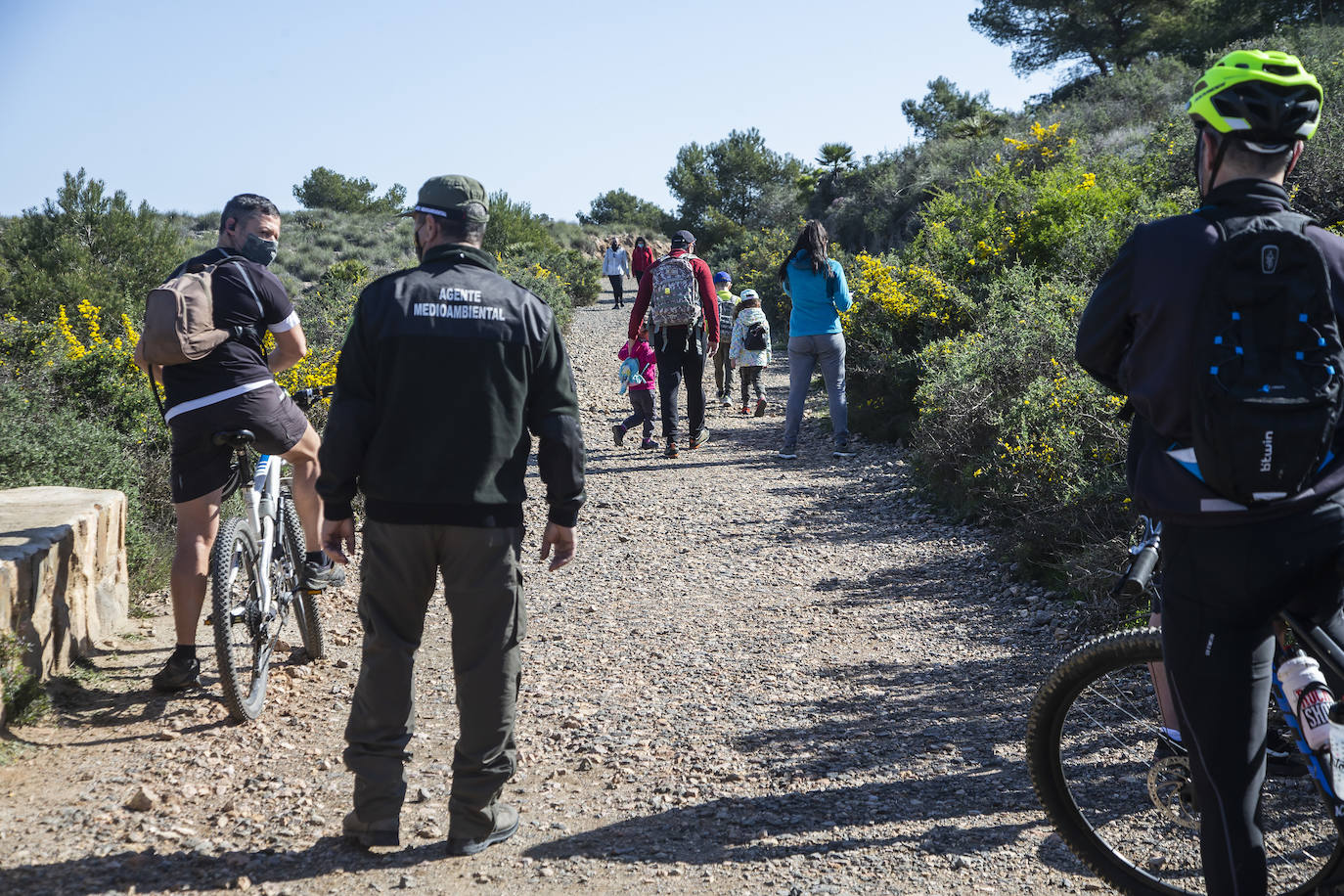 Fotos: Refuerzan la vigilancia en los montes de Cartagena ante el aumento de senderistas