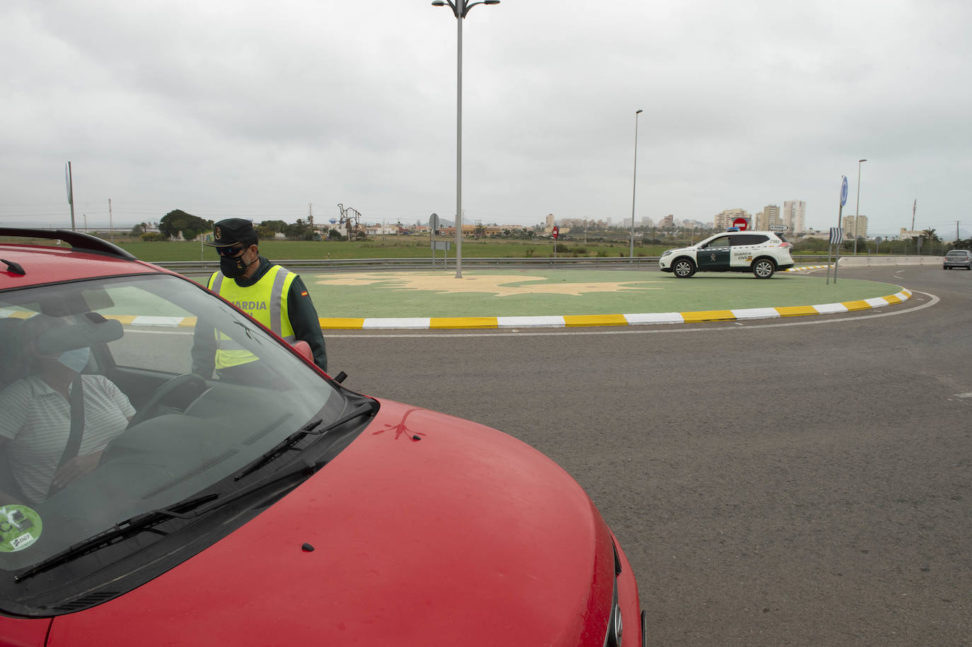 Fotos: Control de acceso a La Manga