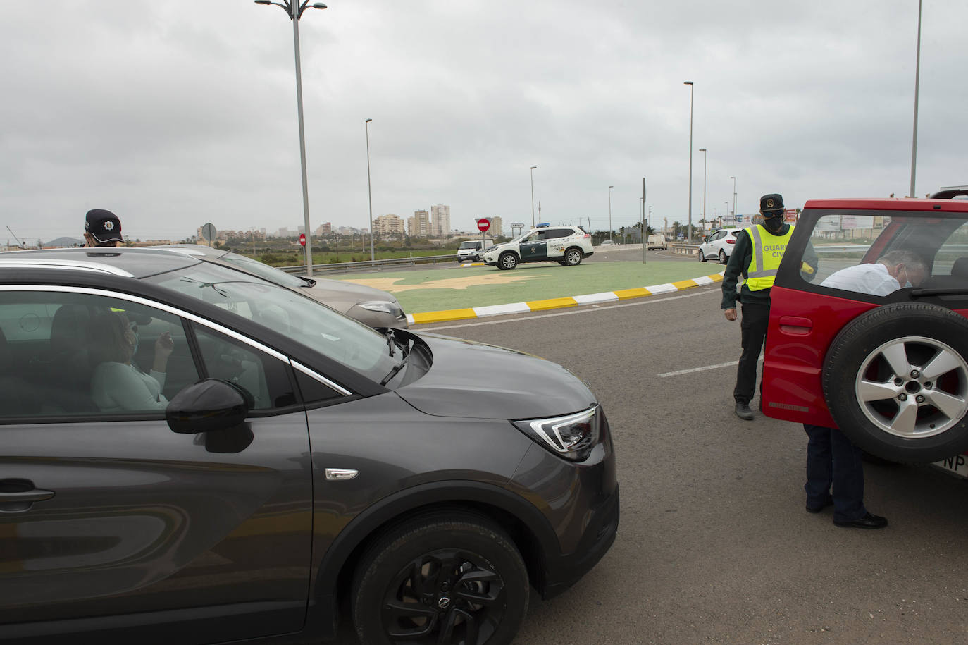 Fotos: Control de acceso a La Manga