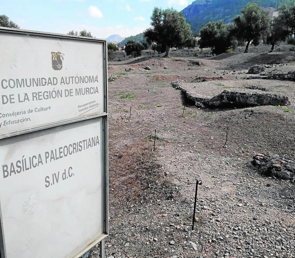 Yacimiento de la basílica paleocristiana de Algezares. 