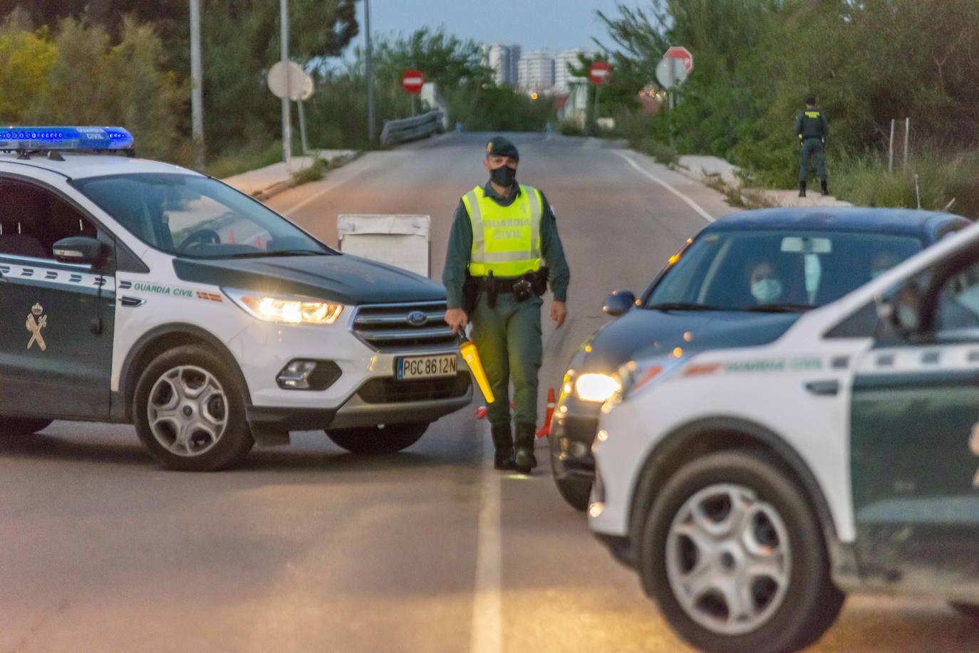 Fotos: La movilidad en la Región sigue bajo estricta vigilancia policial