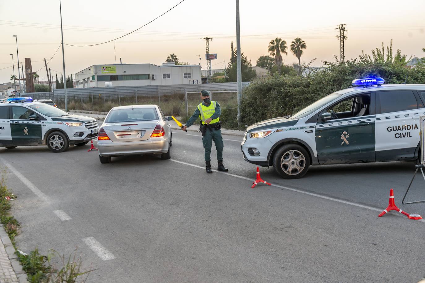 Fotos: La movilidad en la Región sigue bajo estricta vigilancia policial