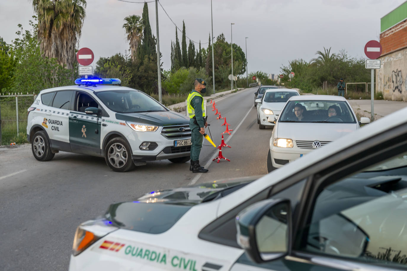 Fotos: La movilidad en la Región sigue bajo estricta vigilancia policial
