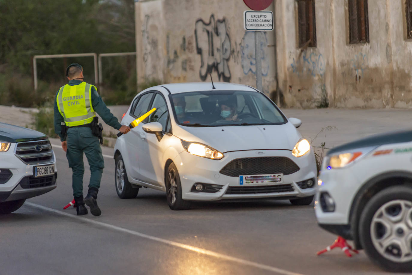 Fotos: La movilidad en la Región sigue bajo estricta vigilancia policial