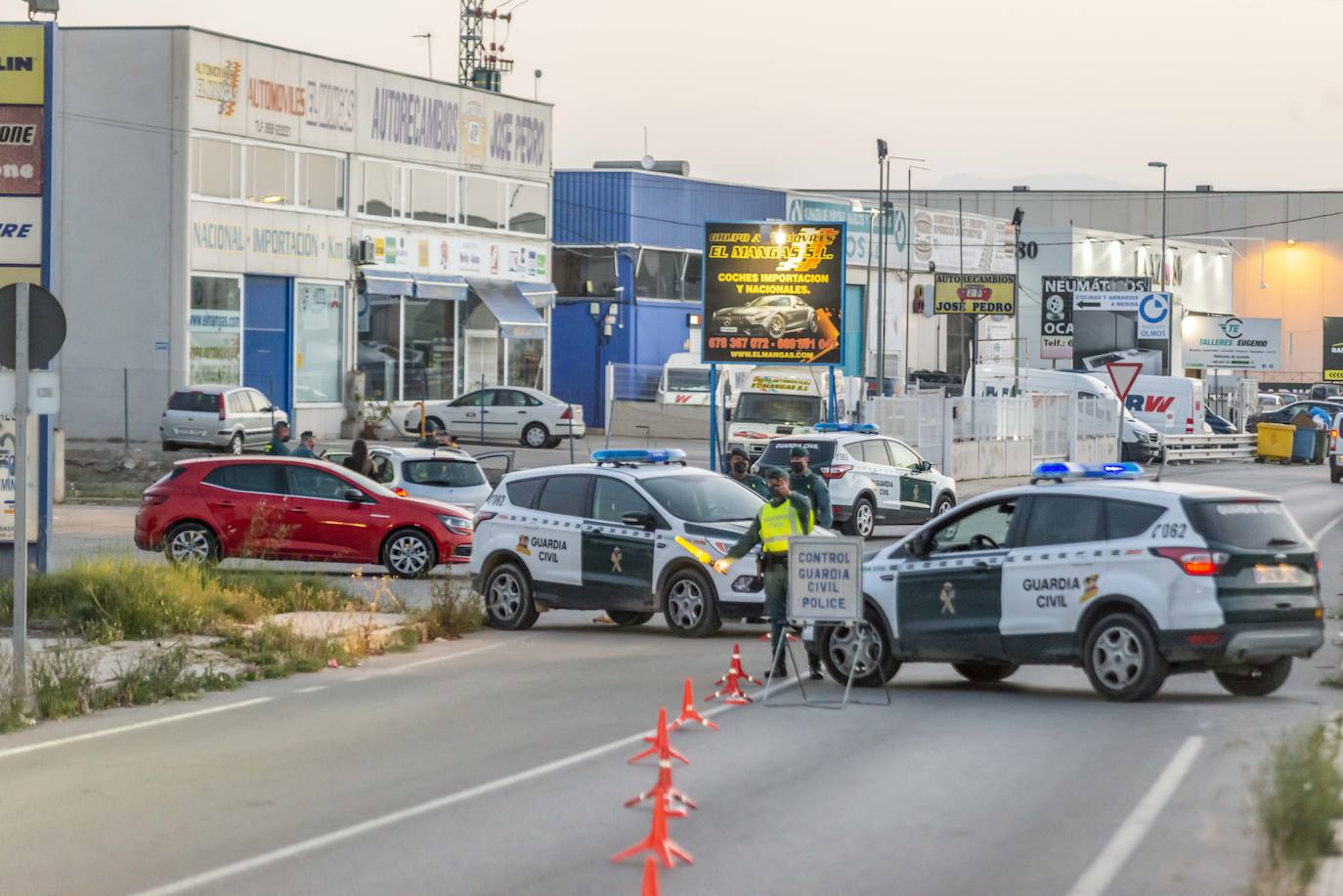 Fotos: La movilidad en la Región sigue bajo estricta vigilancia policial