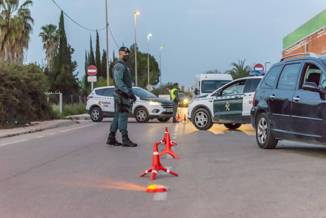 Fotos: La movilidad en la Región sigue bajo estricta vigilancia policial