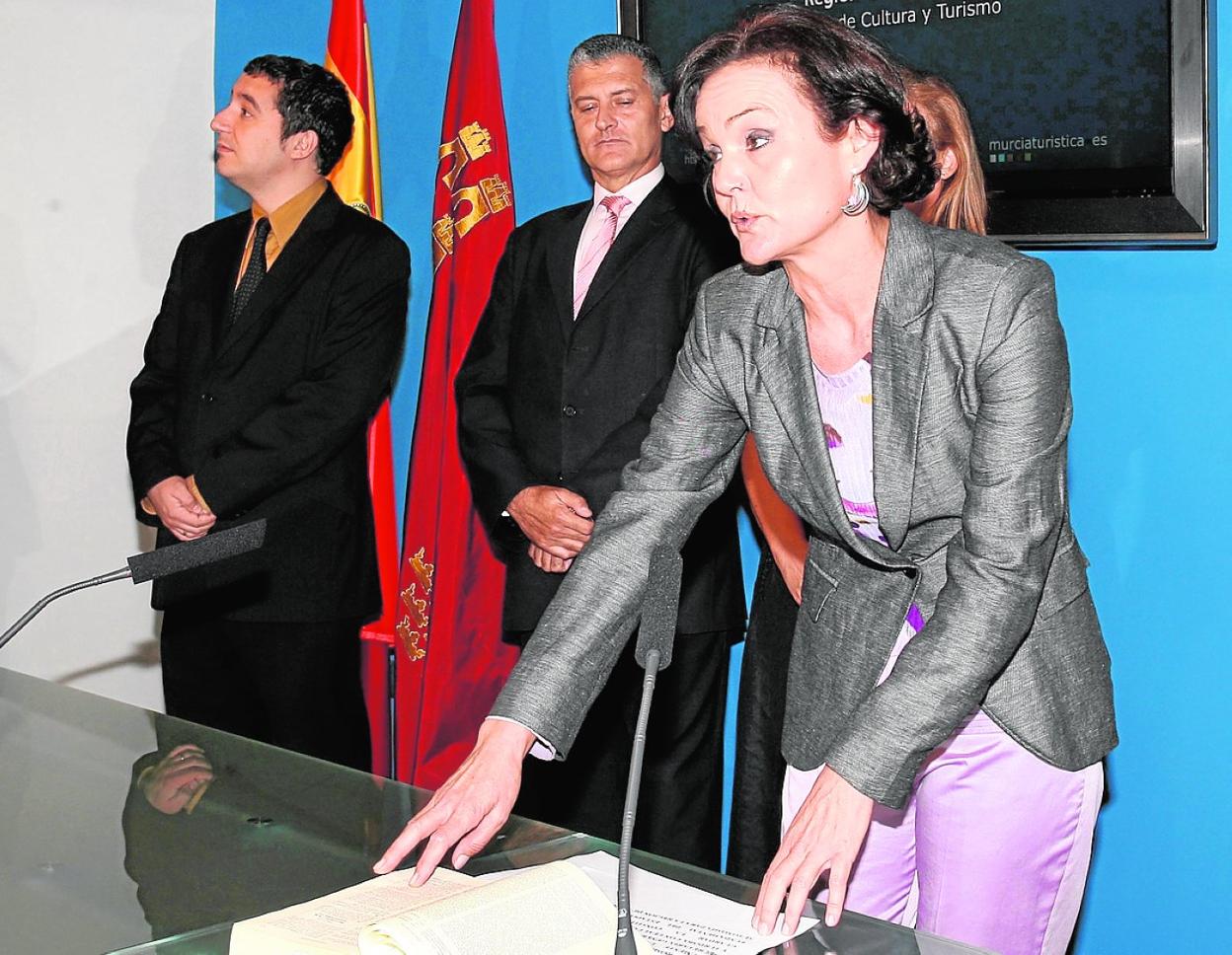 María Luisa López toma posesión como secretaria general de Cultura y Turismo en 2008. 