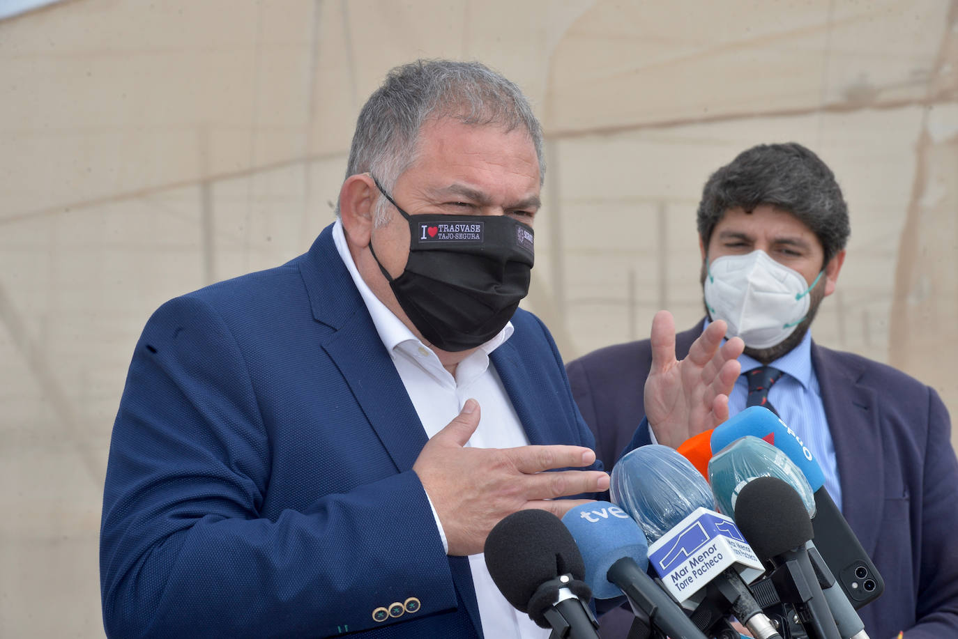 Fotos: El Gobierno regional se reúne para tratar las nuevas reglas de explotación del Trasvase Tajo-Segura