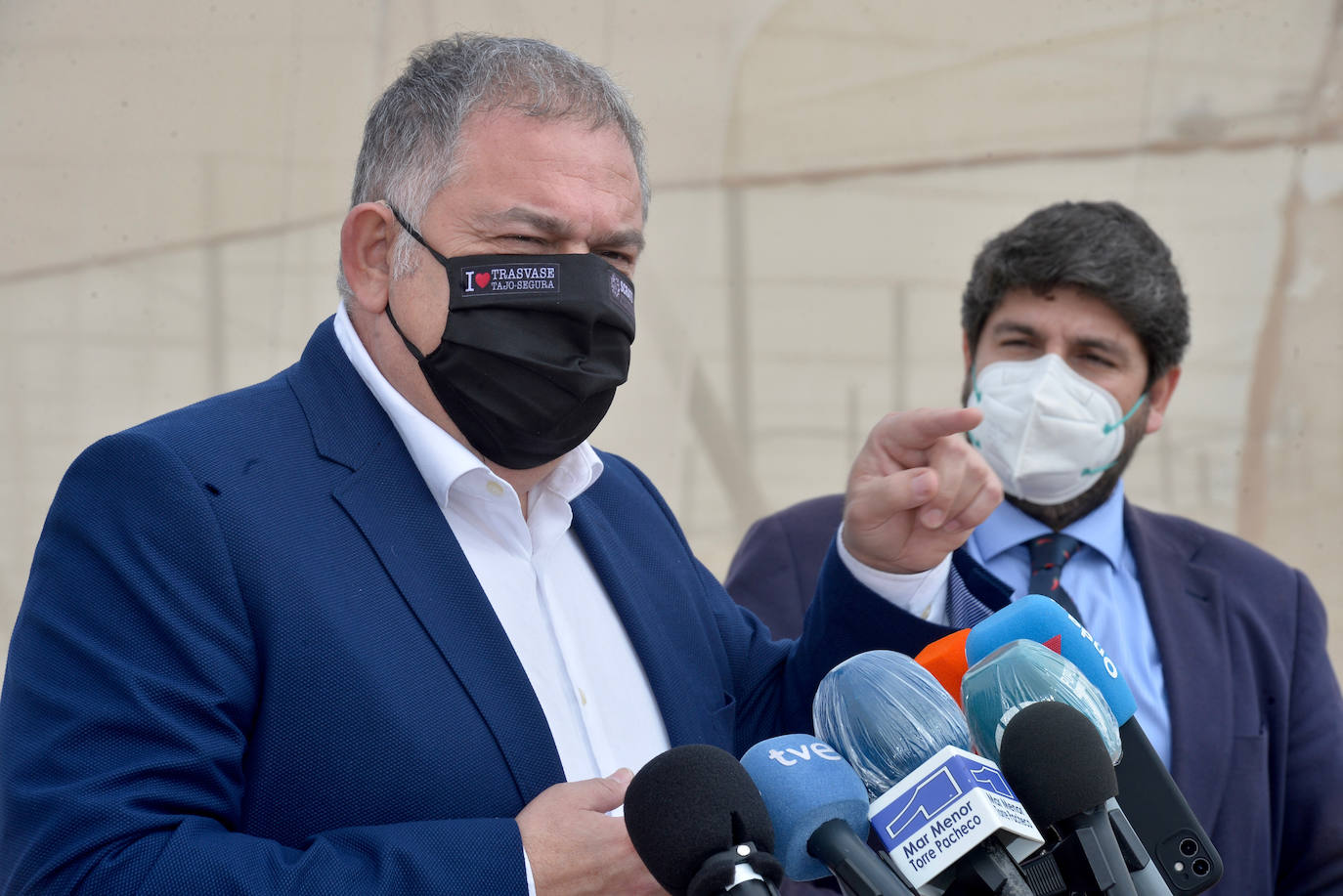 Fotos: El Gobierno regional se reúne para tratar las nuevas reglas de explotación del Trasvase Tajo-Segura