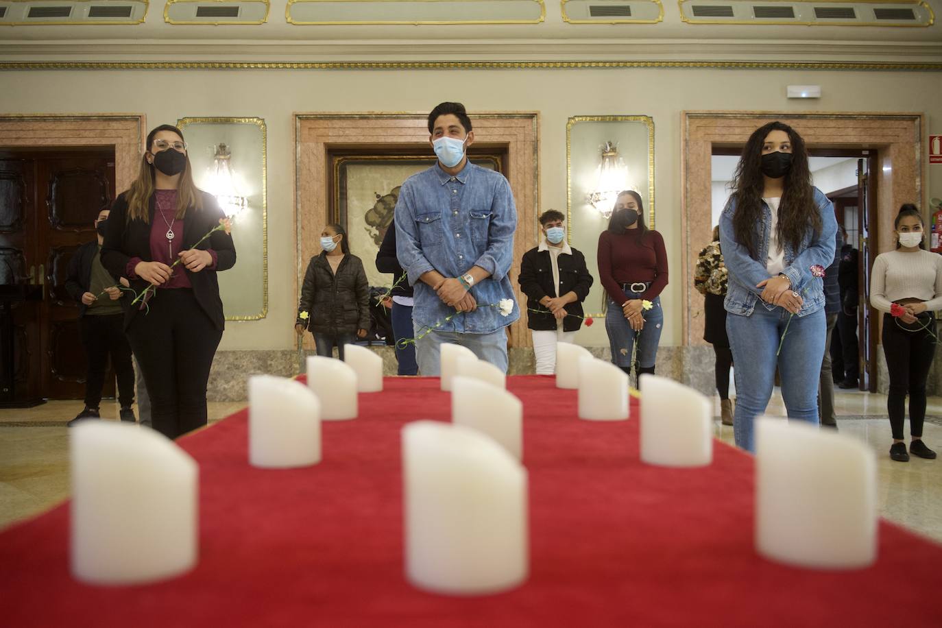 Fotos: Acto de conmemoración del Día del Pueblo Gitano en el Ayuntamiento de Murcia