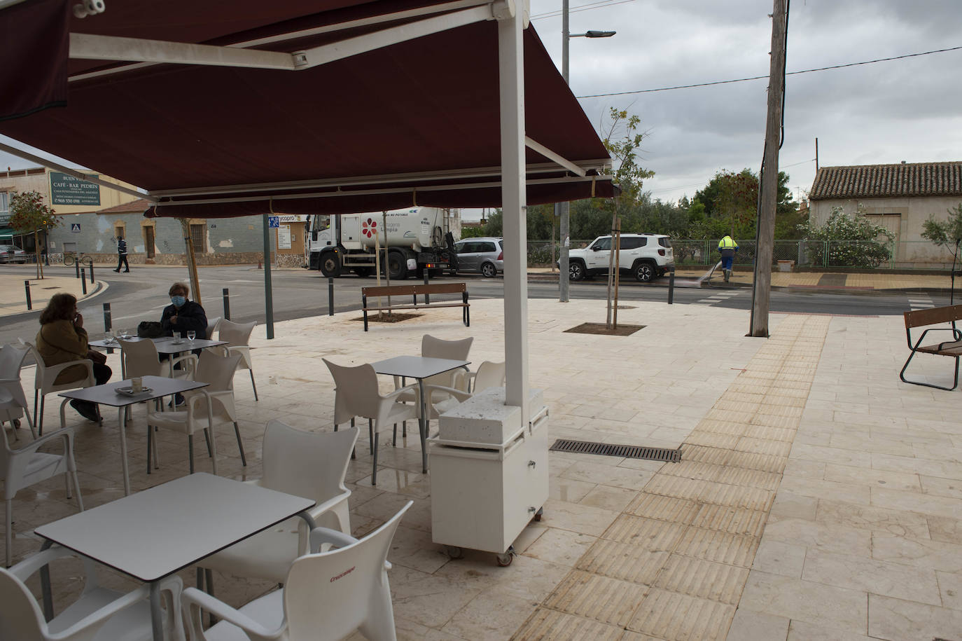 Fotos: Un colector iniciado hace cuatro años ya protege El Albujón de la lluvia torrencial