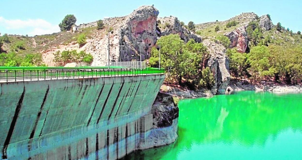 Embalse de La Cierva, en Mula. 