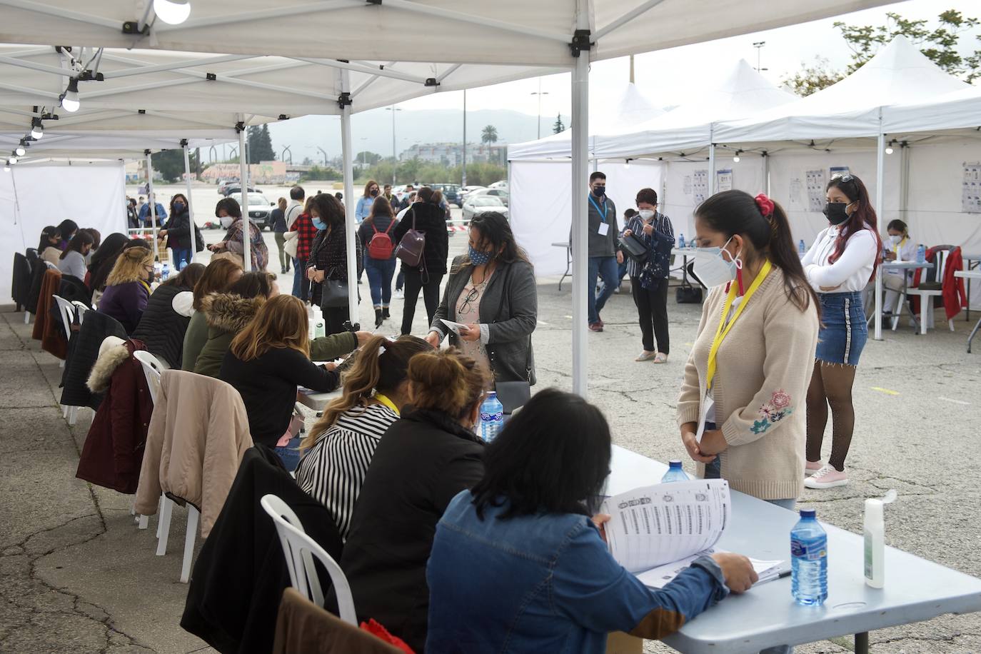 Fotos: Unos 12.000 ecuatorianos votan en la Región a su presidente