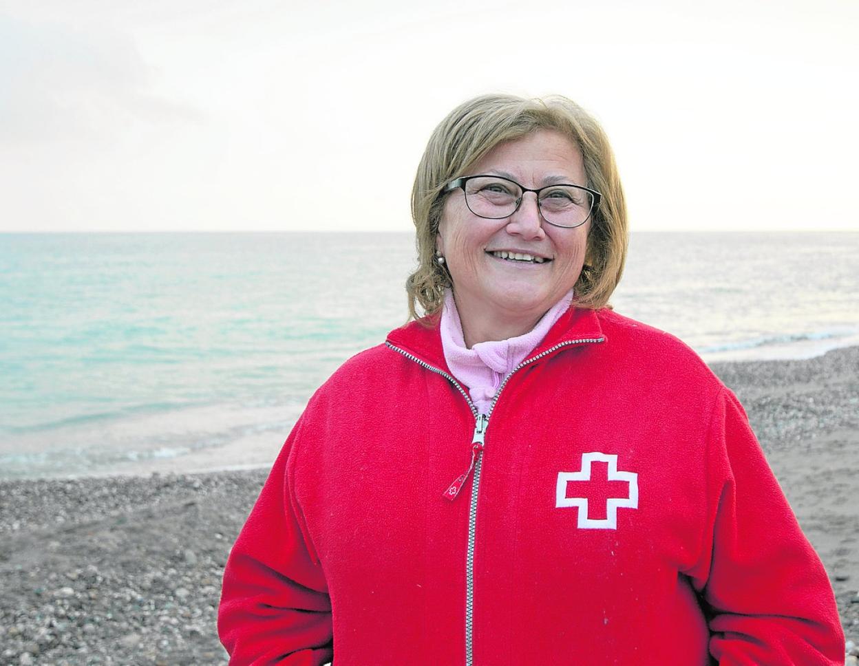 Carmen Navarro, responsable del ERIE de intervención Psicosocial de Cruz Roja, en Mazarrón. 